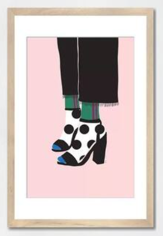 Shoes Oak Frame