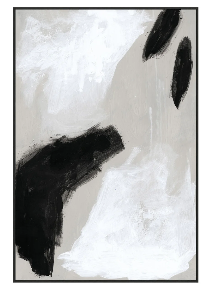 Monochrome Drift Black Frame