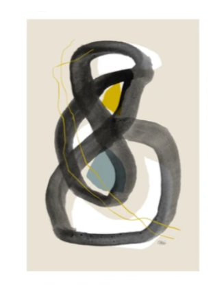 Framed Abstract Artwork