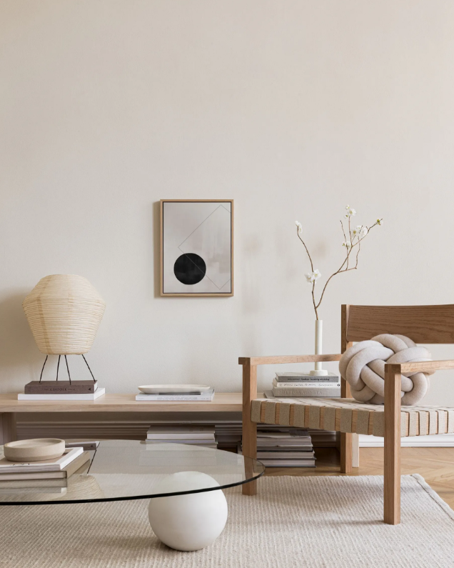 Graphic Geometric Shapes No 2 Black Frame