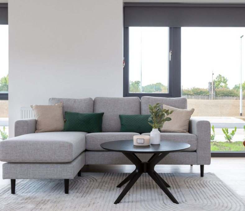 Dalton Chaise Longue Sofa - 3 Seater