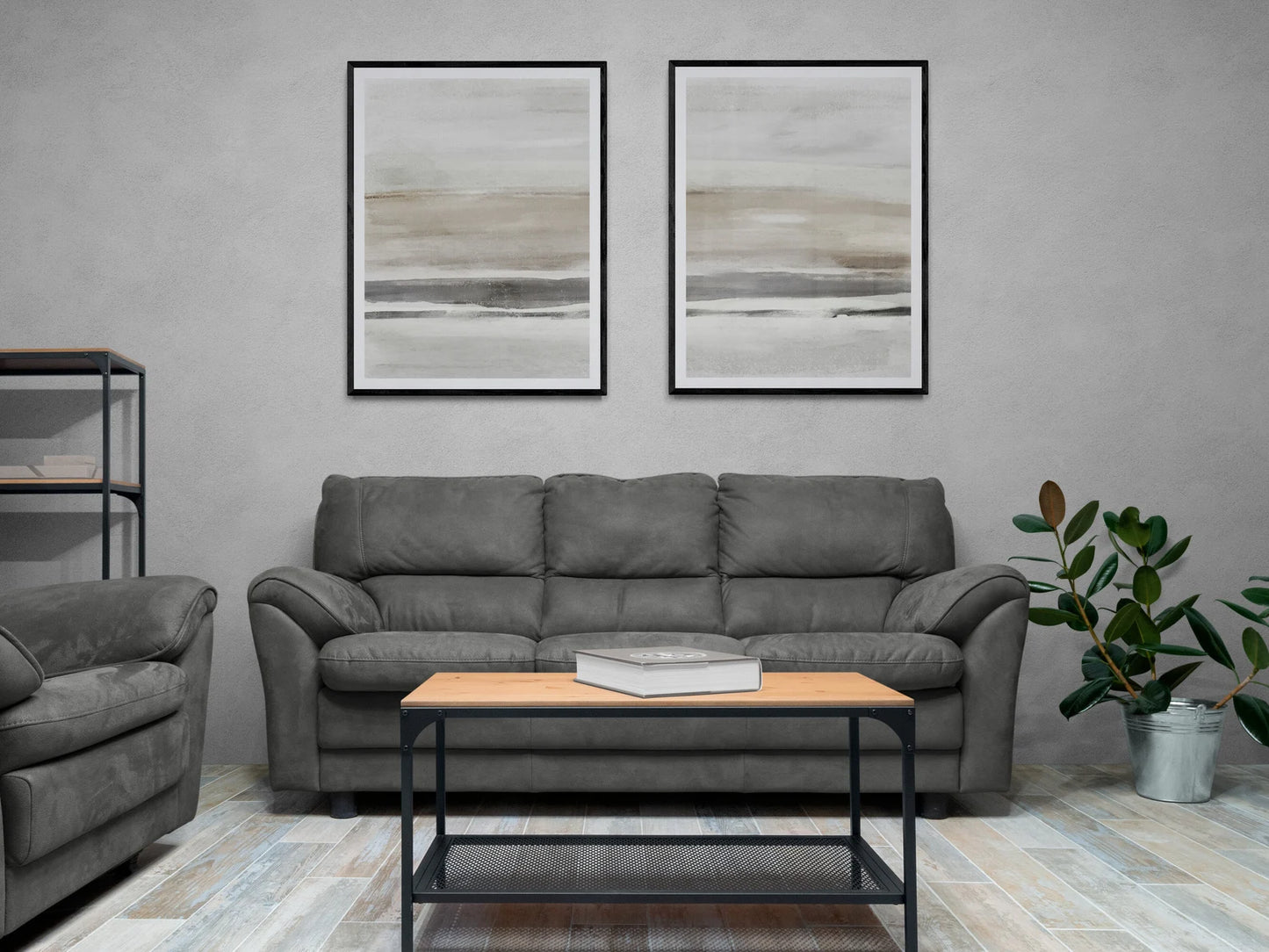 Distant Shore Black Frame