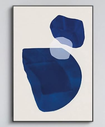 Cobalt Shapes No 2 Oak Frame