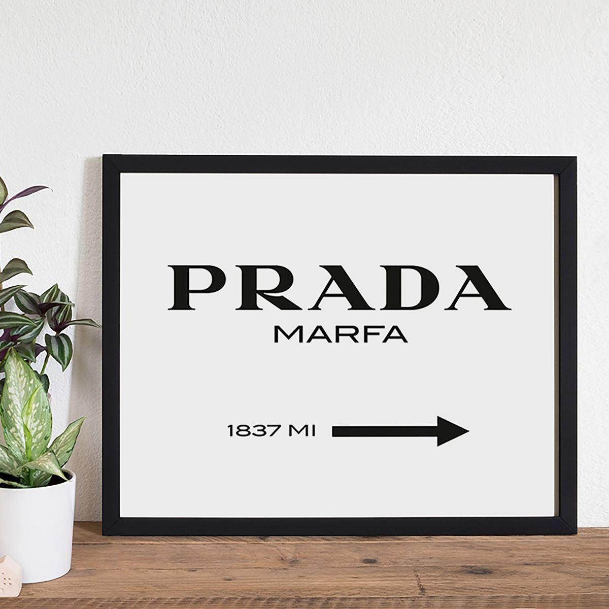 Prada Black Frame
