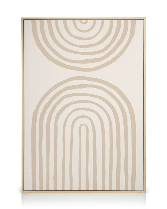 Gold Arches With White Frame