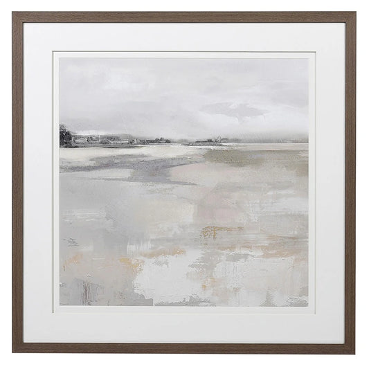 Abstract Beach Black Frame