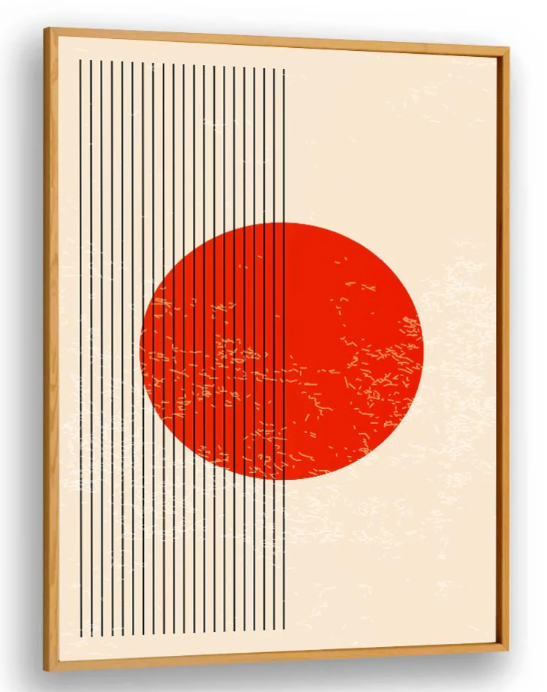 Orange Eclipse White Frame