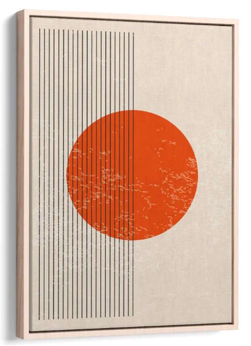 Orange Eclipse White Frame
