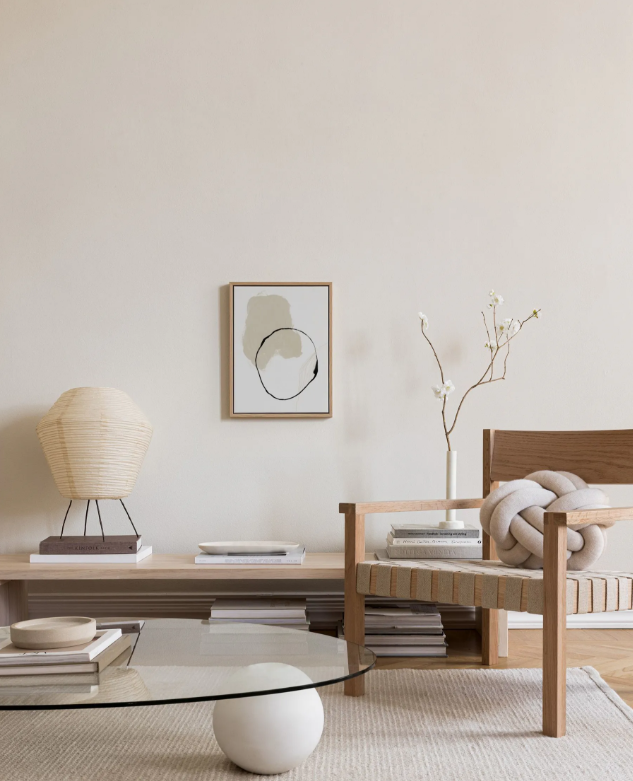 Minimalism With White Frame