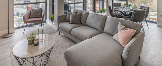 harlow 3 seater grey