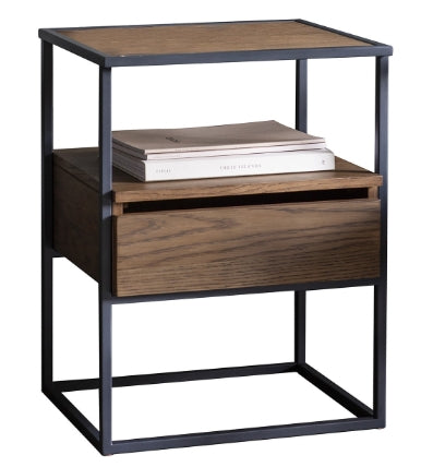 Balham Smoked Bedside Locker