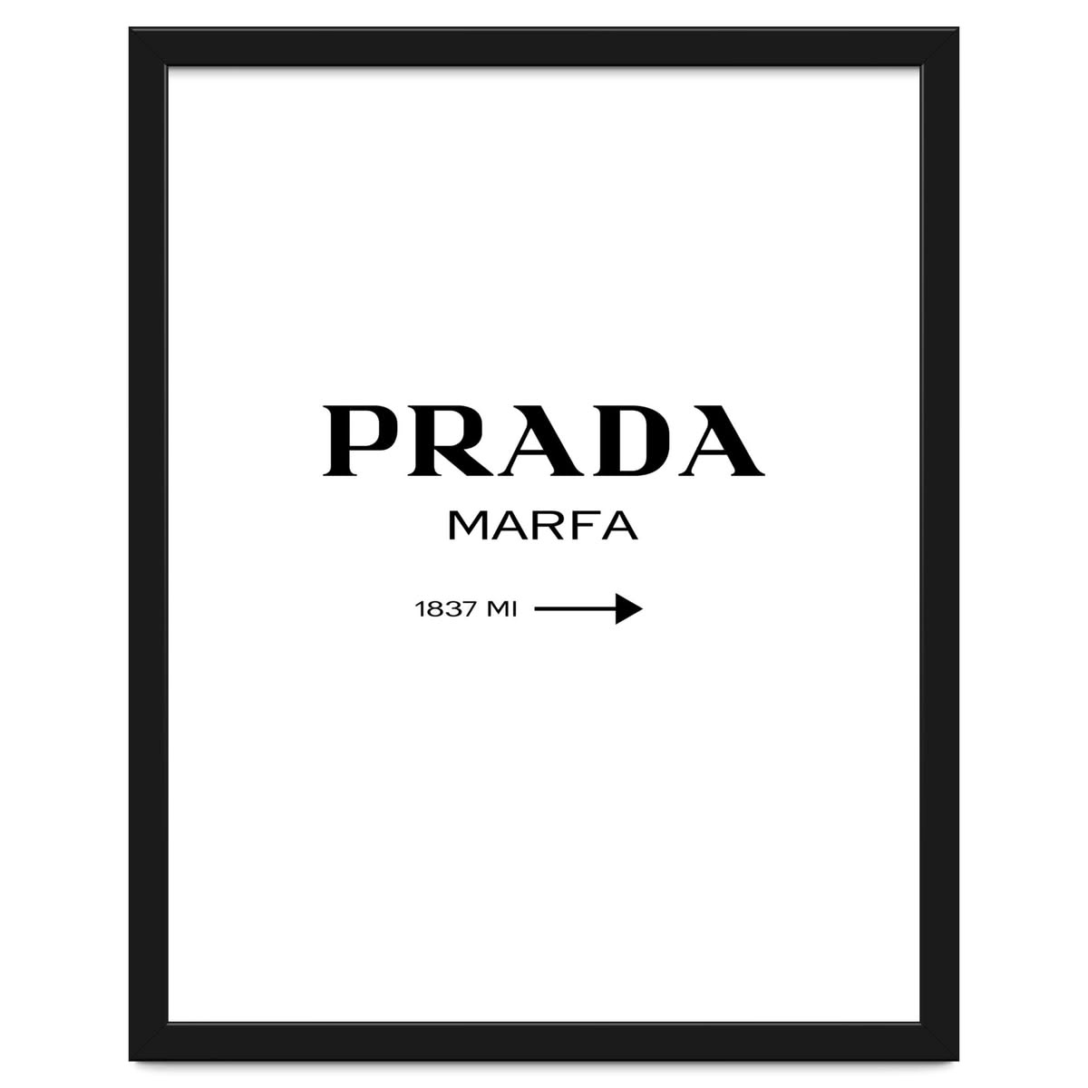 Prada Black Frame