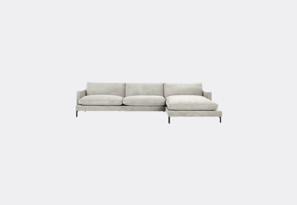 Montego Chaise Longue - 3 Seater - Grey